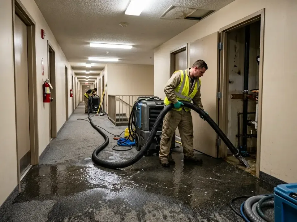 multi-unit-apartment-hallway-f-005 — frequently asked questions, Emergency Burst Pipe Water Extraction & Removal in Wilson,…